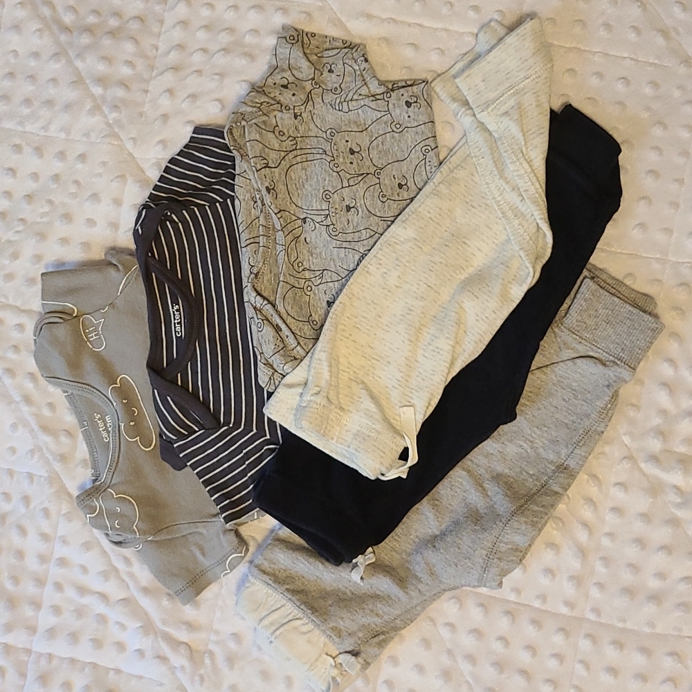 Carter's 12 month Gray Bundle